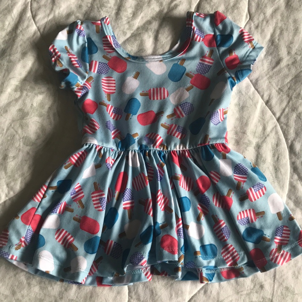 Baby girl Dot Dot Smile popsicle dress
